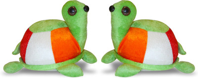 Akshat COMBO OF 2 cute turtle soft toy - 12 CM - 12 cm(Multicolor)