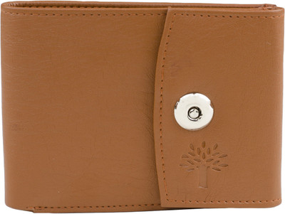 Bacchus Men Tan Artificial Leather Wallet(3 Card Slots)