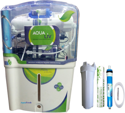 Aqua Fresh Aqua Liv 12 L RO + UV + UF + TDS Water Purifier(White)