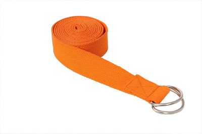Strauss ST-1018 (6 Feet) Cotton Yoga Strap(Orange) 
Strauss ST-1018 (6 Feet) Cotton Yoga Strap(Orange)