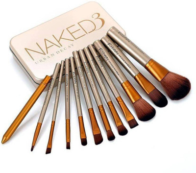 JIAOER Naked3 Makeup Brush Set (12 Pcs)(Pack of 12)