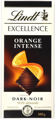 Lindt Excellence Bar, Orange Intense, 100g Bars(100 g)