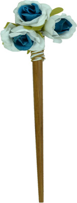 Sagunya Floral Bun Stick(Blue)