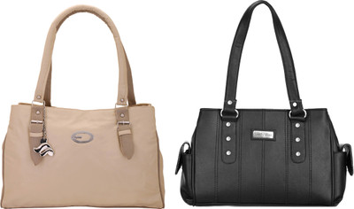 Lady bar Hand-held Bag(Beige)