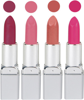 Ramble Lipstick Cream Base Rose Flavour Set of 4(Nude, 16 g)