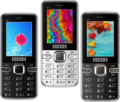 1+1=2 D4 Pack of Three Mobiles(Black $$ White $$ Red)