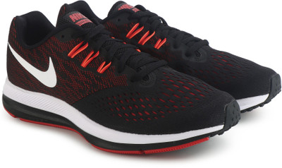Nike ZOOM WINFLO 4 Running Shoes For Men(Black, Black/white-university red-total crimson
Nike ZOOM WINFLO 4 Running Shoes For Men(Black, Black/white-university red-total crimson