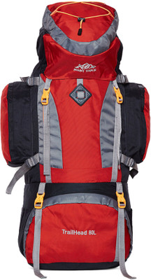 Mount Track R16 Climate proof Trail-Head Mountain Trekking & Hiking/ Camping Backpack 80 Ltrs with Rain Cover Rucksack - 80 L(Red)
Mount Track R16 Climate proof Trail-Head Mountain Trekking & Hiking/ Camping Backpack 80 Ltrs with Rain Cover Rucksack - 80 L(Red)