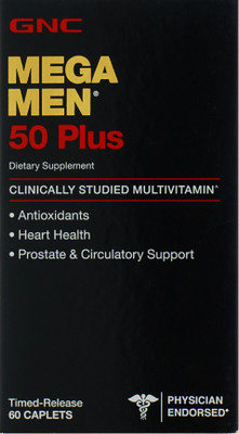 GNC Mega Men 50 Plus For Heart & Prostate Health(60 No)