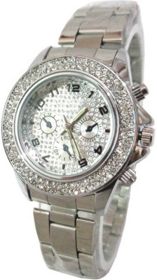 Rage Enterprise New Stylish Silver Metal Belt Fancy Diamond Dial Men & Women Watch Watch - For Boys & Girls
Rage Enterprise New Stylish Silver Metal Belt Fancy Diamond Dial Men & Women Watch Watch - For Boys & Girls