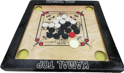 TryViz Matte Finish Premium Wooden Carrom Board of Size 26(Beige and Black) Board Game
TryViz Matte Finish Premium Wooden Carrom Board of Size 26(Beige and Black) Board Game