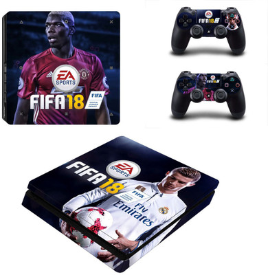 Hytech Plus FIFA 18 Special Edition Theme Skin Sticker Cover for PS4 Slim Console and Controllers Gaming Accessory Kit(Black, For PS4)
Hytech Plus FIFA 18 Special Edition Theme Skin Sticker Cover for PS4 Slim Console and Controllers Gaming Accessory Kit(Black, For PS4)