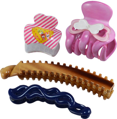 Saamarth Impex Designer Multi-Colour Plastic Hair Clutchers/ Hair Clips for Girls and Women (Combo of 4 Hair Claws) Hair Clip(Multicolor)
Saamarth Impex Designer Multi-Colour Plastic Hair Clutchers/ Hair Clips for Girls and Women (Combo of 4 Hair Claws) Hair Clip(Multicolor)
