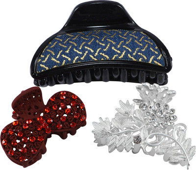 Saamarth Impex New Design Fashion Rhinestone Beaded Hair Claw Clips Headwear Accessories For Women Girls Hair Jewelry-3 Piece Set Hair Claw(Multicolor)
Saamarth Impex New Design Fashion Rhinestone Beaded Hair Claw Clips Headwear Accessories For Women Girls Hair Jewelry-3 Piece Set Hair Claw(Multicolor)