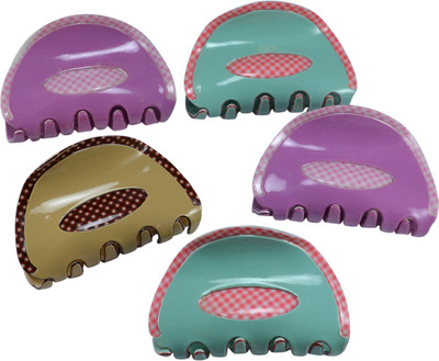 Saamarth Impex Stylish Curved Design Multicolor Jaw Type 5 Piece Hair Accessoires Hair Claw(Multicolor)
Saamarth Impex Stylish Curved Design Multicolor Jaw Type 5 Piece Hair Accessoires Hair Claw(Multicolor)