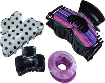 Saamarth Impex Designer Multi-Colour Plastic Hair Clutchers/ Hair Clips for Girls and Women (Combo of 4 Hair Claws) Hair Claw(Multicolor)
Saamarth Impex Designer Multi-Colour Plastic Hair Clutchers/ Hair Clips for Girls and Women (Combo of 4 Hair Claws) Hair Claw(Multicolor)