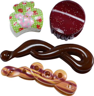 Saamarth Impex Multi-Colour Plastic Solid Banana Hair Clips,Claw for Girls and Women Set Of 4 Hair Clip(Multicolor)
Saamarth Impex Multi-Colour Plastic Solid Banana Hair Clips,Claw for Girls and Women Set Of 4 Hair Clip(Multicolor)