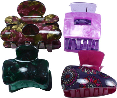 Saamarth Impex Designer Multi-Colour Plastic Hair Clutchers/ Hair Clips for Girls and Women (Combo of 4 Hair Claws) Hair Claw(Multicolor)
Saamarth Impex Designer Multi-Colour Plastic Hair Clutchers/ Hair Clips for Girls and Women (Combo of 4 Hair Claws) Hair Claw(Multicolor)