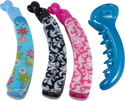 Saamarth Impex Multi color Clutcher 2 Different Design Hair Accessories-Set Of 4 Piece Banana Clip(Multicolor)
Saamarth Impex Multi color Clutcher 2 Different Design Hair Accessories-Set Of 4 Piece Banana Clip(Multicolor)