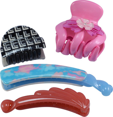 Saamarth Impex Designer Multi-Colour Plastic Hair Clutchers/ Hair Clips for Girls and Women (Combo of 4 Hair Claws) Hair Clip(Multicolor)
Saamarth Impex Designer Multi-Colour Plastic Hair Clutchers/ Hair Clips for Girls and Women (Combo of 4 Hair Claws) Hair Clip(Multicolor)