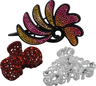 Saamarth Impex Party Casual Wedding Wear Designer Premium Fancy Hair Clip For Women & Girls Set OF 3 Hair Clip(Multicolor)
Saamarth Impex Party Casual Wedding Wear Designer Premium Fancy Hair Clip For Women & Girls Set OF 3 Hair Clip(Multicolor)