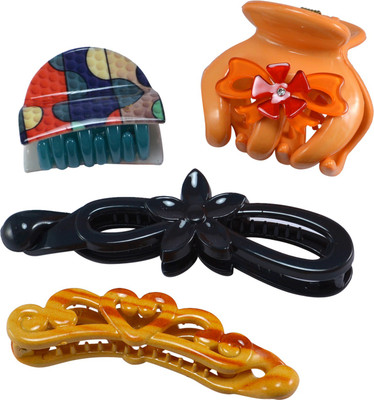 Saamarth Impex Claw Hair Clips, Medium Size, Big Size, Assorted Colors, MultiPack Set Of 4 Hair Clip(Multicolor)
Saamarth Impex Claw Hair Clips, Medium Size, Big Size, Assorted Colors, MultiPack Set Of 4 Hair Clip(Multicolor)