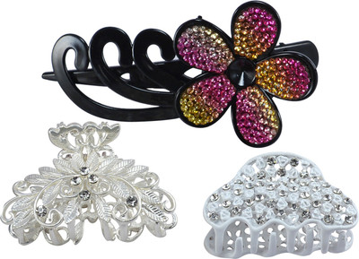 Saamarth Impex Premium Quality Hair Clip / Clutcher For Women Latest Designs Clips,Daily Wear Hair Accessories-3 Piece Hair Claw(Multicolor)
Saamarth Impex Premium Quality Hair Clip / Clutcher For Women Latest Designs Clips,Daily Wear Hair Accessories-3 Piece Hair Claw(Multicolor)