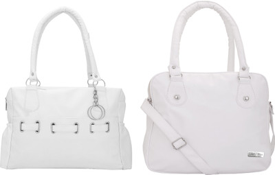 Lady bar Hand-held Bag(White)