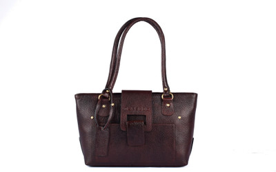 Morbido Hand-held Bag(Brown)