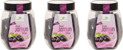 Nature Pure Dried Fruits- Jamun Strips (150g x 3) Pack of 3 Plums(300 g, Plastic Bottle)
Nature Pure Dried Fruits- Jamun Strips (150g x 3) Pack of 3 Plums(300 g, Plastic Bottle)