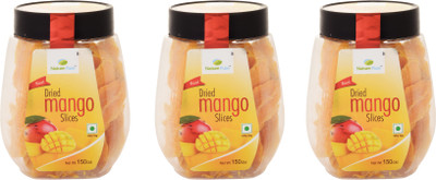 Nature Pure Dried Fruits- Mango Slices (150g x 3) Pack of 3 Mango(450 g, Plastic Bottle)
Nature Pure Dried Fruits- Mango Slices (150g x 3) Pack of 3 Mango(450 g, Plastic Bottle)
