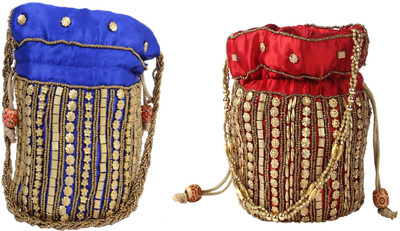 SUVASANA Jaipur Women Handmade Festive Multicolor Wedding Gift Potli Potli(Maroon)
SUVASANA Jaipur Women Handmade Festive Multicolor Wedding Gift Potli Potli(Maroon)