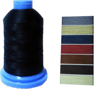 Sampada Black Shoe Stitching Thread(500 m Pack of10)