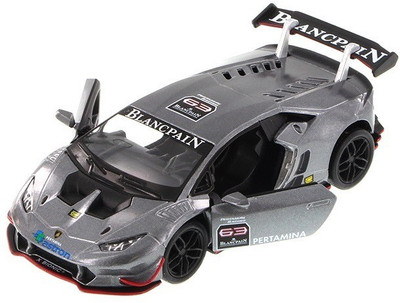 Kinsmart 5" 1:36 Scale Lamborghini Huracan LP620-2 Super Trofeo Die-Cast Model Car from Flying Toyszer(Grey)
Kinsmart 5" 1:36 Scale Lamborghini Huracan LP620-2 Super Trofeo Die-Cast Model Car from Flying Toyszer(Grey)