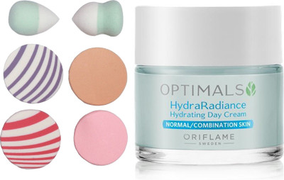 Oriflame Sweden OPTIMALS Hydra Radiance Hydrating Day Cream Normal/Combination Skin 50ml (32462) with Puff Sponge(Set of 7)
Oriflame Sweden OPTIMALS Hydra Radiance Hydrating Day Cream Normal/Combination Skin 50ml (32462) with Puff Sponge(Set of 7)