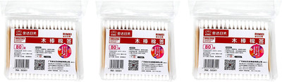 Baseus B Pack of 3 - 80 Pcs Premium Quality Imported Wooden Stick Cotton Swabs Buds(80 Units)
Baseus B Pack of 3 - 80 Pcs Premium Quality Imported Wooden Stick Cotton Swabs Buds(80 Units)