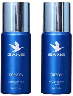 GANS DRESDEN Perfume Body Spray For Men - 150 ml (Pack of 2) Body Spray - For Men(150 ml, Pack of 2)
GANS DRESDEN Perfume Body Spray For Men - 150 ml (Pack of 2) Body Spray - For Men(150 ml, Pack of 2)