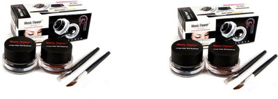 Music Flower Long Wear Gel Eye Liner (24 H Eye Studio) combo of 6 g *2 12 g(black, brown)
Music Flower Long Wear Gel Eye Liner (24 H Eye Studio) combo of 6 g *2 12 g(black, brown)