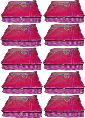 Funkroo High Quality Pack of 10 Polka dot 2 inch Designer Height Saree Cover Gift Organizer bag vanity pouch Keep saree/Suit/Travelling Pouch(Pink)
Funkroo High Quality Pack of 10 Polka dot 2 inch Designer Height Saree Cover Gift Organizer bag vanity pouch Keep saree/Suit/Travelling Pouch(Pink)