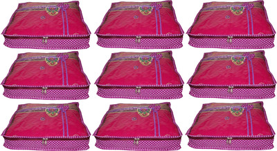 Funkroo High Quality Pack of 9 Polka dot 2 inch Designer Height Saree Cover Gift Organizer bag vanity pouch Keep saree/Suit/Travelling Pouch(Pink)
Funkroo High Quality Pack of 9 Polka dot 2 inch Designer Height Saree Cover Gift Organizer bag vanity pouch Keep saree/Suit/Travelling Pouch(Pink)