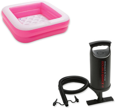 ODDEVEN Inflatable 3 Feet Square Pink Baby Swimming Pool With Air-Pump Inflatable Pool Accessory(Multicolor)
ODDEVEN Inflatable 3 Feet Square Pink Baby Swimming Pool With Air-Pump Inflatable Pool Accessory(Multicolor)