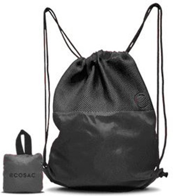 ECOSAC "Draw String Bag " 5 L Backpack(Grey)
