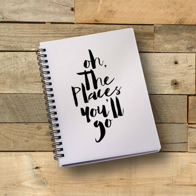 100yellow A5 Notebook(Notebook | The Place You’Ll Go Printed Notebook | Motivational Quotes Printed | Designer Wire Bound Ruled Paper Sheets Personal And Office Stationary Notebooks Diary, Multicolor)
100yellow A5 Notebook(Notebook | The Place You’Ll Go Printed Notebook | Motivational Quotes Printed | Designer Wire Bound Ruled Paper Sheets Personal And Office Stationary Notebooks Diary, Multicolor)