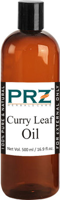 PRZ Curry Leaf Essential Oil (500ML) - Pure Natural & Therapeutic Grade Oil For Skin Care & Hair Care Hair Oil(500 ml)
PRZ Curry Leaf Essential Oil (500ML) - Pure Natural & Therapeutic Grade Oil For Skin Care & Hair Care Hair Oil(500 ml)