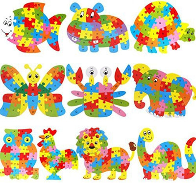 Landfox Toy,Wooden Animal Puzzle Jigsaw Letter Blocks Kid Learing Educational Toy(Multicolor)
Landfox Toy,Wooden Animal Puzzle Jigsaw Letter Blocks Kid Learing Educational Toy(Multicolor)