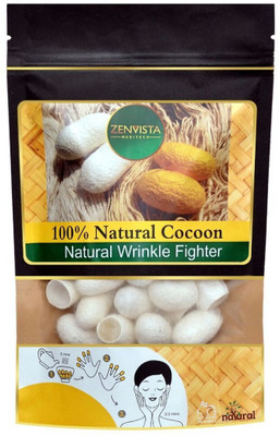Zenvista Meditech Natural slik cocoon, natures anti ageing ,Best For Wrinkles Five Lines Removes Dead Skin(50 g)