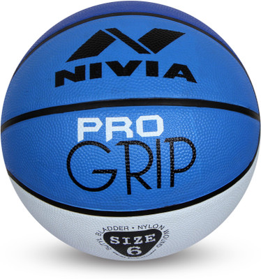 Nivia Pro Grip Basketball - Size: (Pack of 1, Blue, White