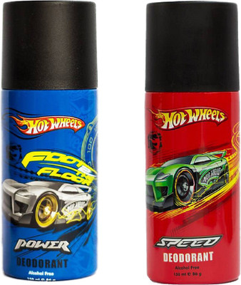 Hot Wheels Power and Speed Deodorant for Boys Pack of 2 Combo (150ML each) Deodorant Spray - For Men(300 ml, Pack of 2)
Hot Wheels Power and Speed Deodorant for Boys Pack of 2 Combo (150ML each) Deodorant Spray - For Men(300 ml, Pack of 2)