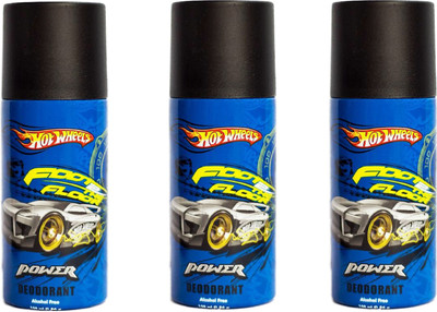 Hot Wheels Power Deodorant for Boys Pack of 3 Combo (150ML each) Deodorant Spray - For Men(450 ml, Pack of 3)
Hot Wheels Power Deodorant for Boys Pack of 3 Combo (150ML each) Deodorant Spray - For Men(450 ml, Pack of 3)