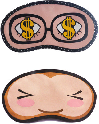 Jenna Cartoon Super Smooth Sleep Mask, Blind Fold And Travel Accessory Dollar WinkEye (Pack of 2) Eye Shade(Multicolor)
Jenna Cartoon Super Smooth Sleep Mask, Blind Fold And Travel Accessory Dollar WinkEye (Pack of 2) Eye Shade(Multicolor)